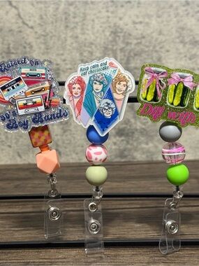Retro Badge Reel Trio
